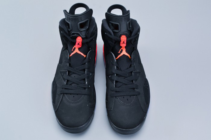 air jordan 6 retro "infrared 2014" black mens 384664-023