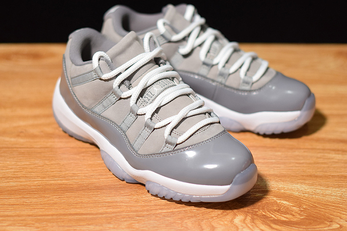 air jordan 11 low cool grey 528895-003