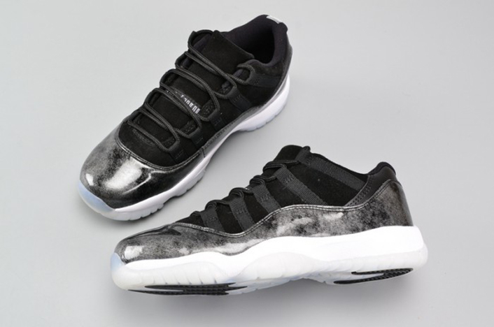 air jordan 11 retro low bg (gs) "baron"  womens  528896-010