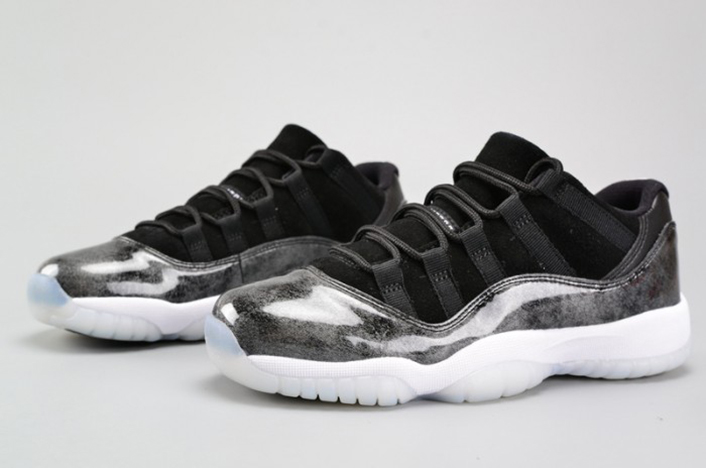 air jordan 11 retro low bg (gs) "baron"  womens  528896-010