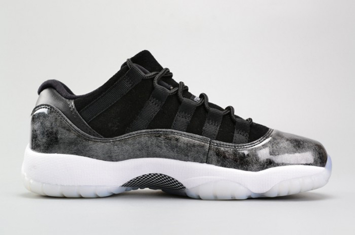 air jordan 11 retro low bg (gs) "baron"  womens  528896-010
