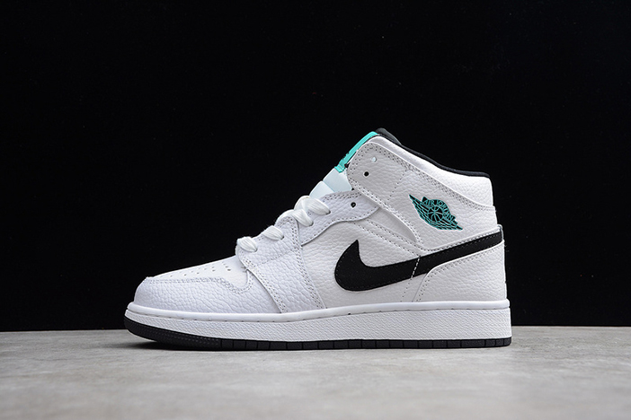 air jordan 1 mid bg ''hyper jade'' - air jordan - 554725-122