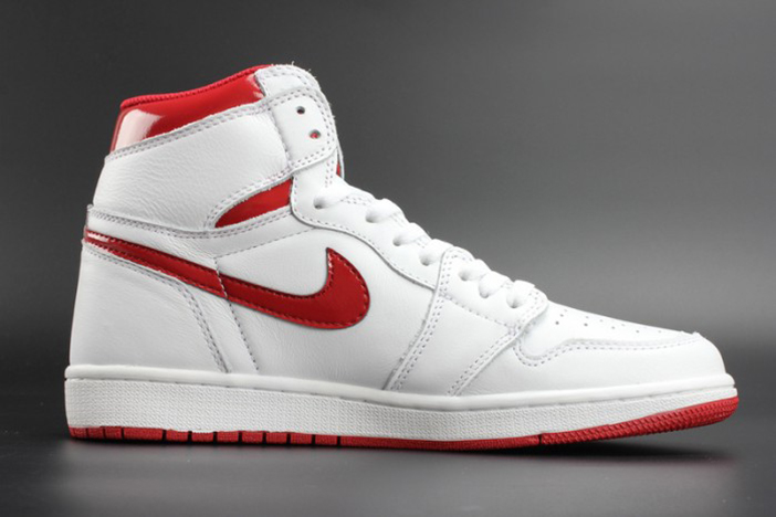 air jordan 1 retro high og "metallic red" mens 555088-103