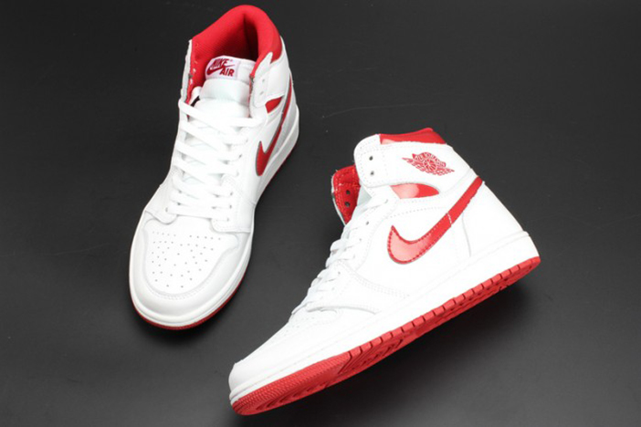air jordan 1 retro high og "metallic red" mens 555088-103