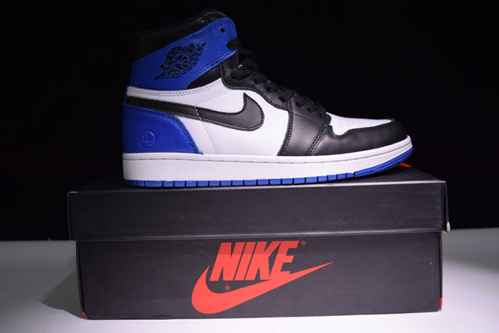 air jordan 1 retro "fragment" black/sport royal-white mens 716371-040