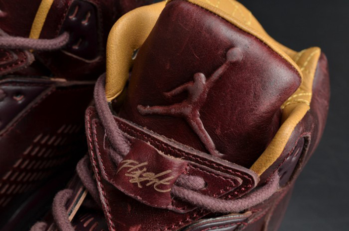 air jordan 5 premium "bordeaux"  mens 881432-612