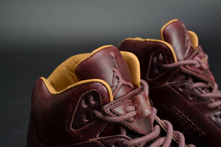 air jordan 5 premium "bordeaux"  mens 881432-612
