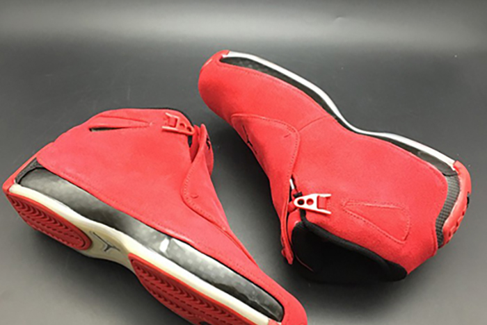 air jordan 18 retro "red suede" - air jordan - aa2494-601