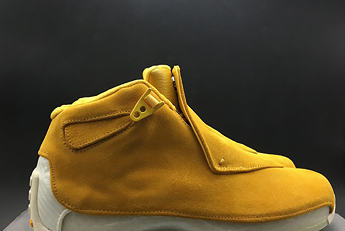 air jordan 18 retro "yellow suede" - air jordan -  aa2494-701
