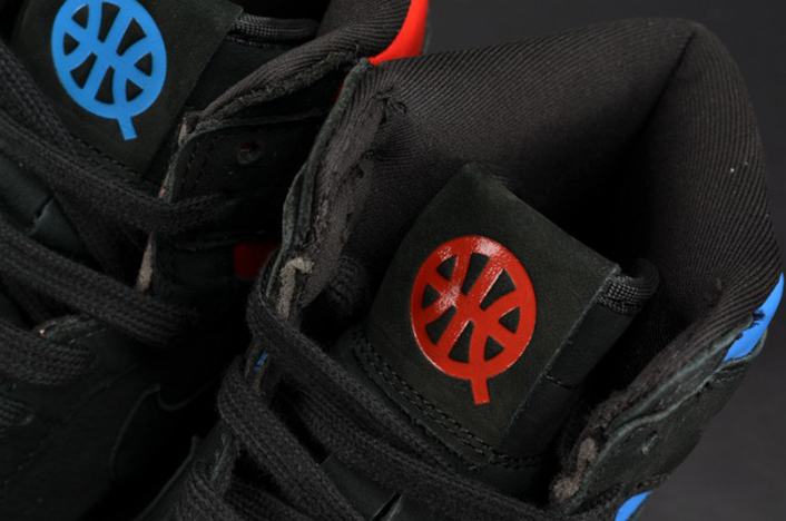 air jordan 1 retro high og "quai 54"  black/italy blue-university red mens ah1040-054