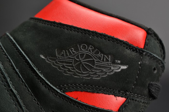 air jordan 1 retro high og "quai 54"  black/italy blue-university red mens ah1040-054
