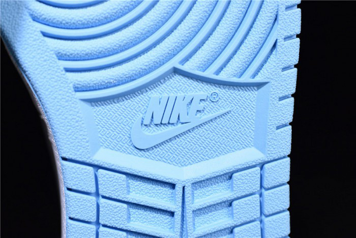 air jordan 1 unc blue chill patent   leather cd0461-401