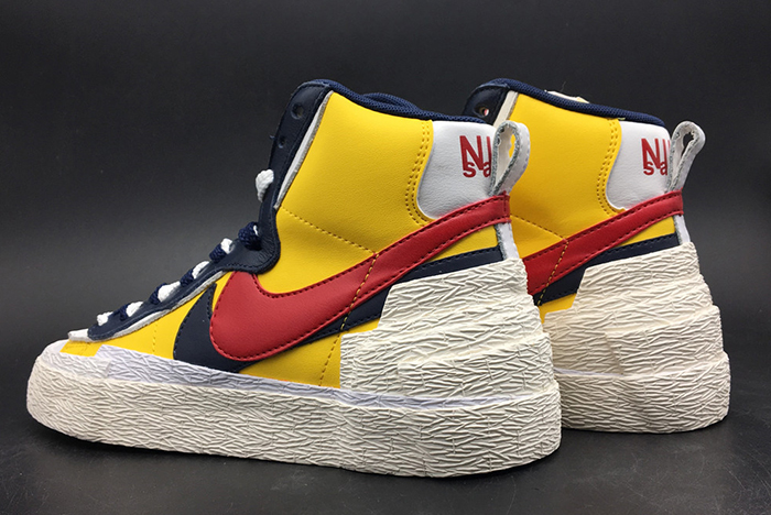nike blazer high sacai snow beach - bv0072-700