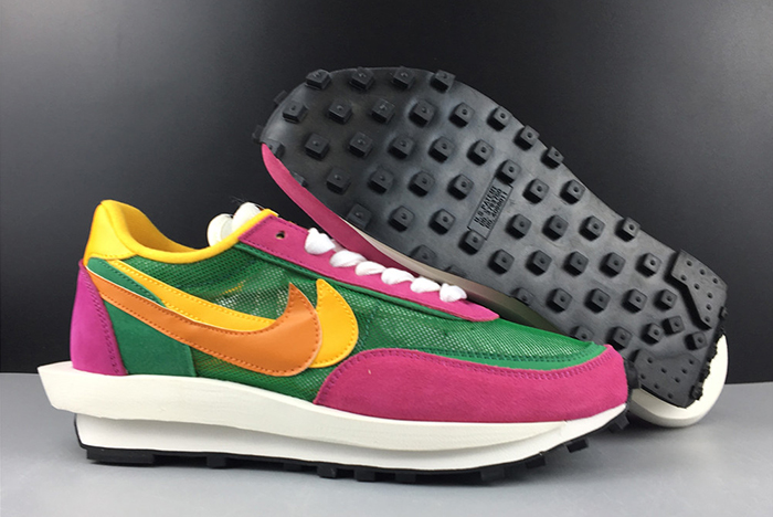 nike ld waffle sacai pink  multi - bv0073-301