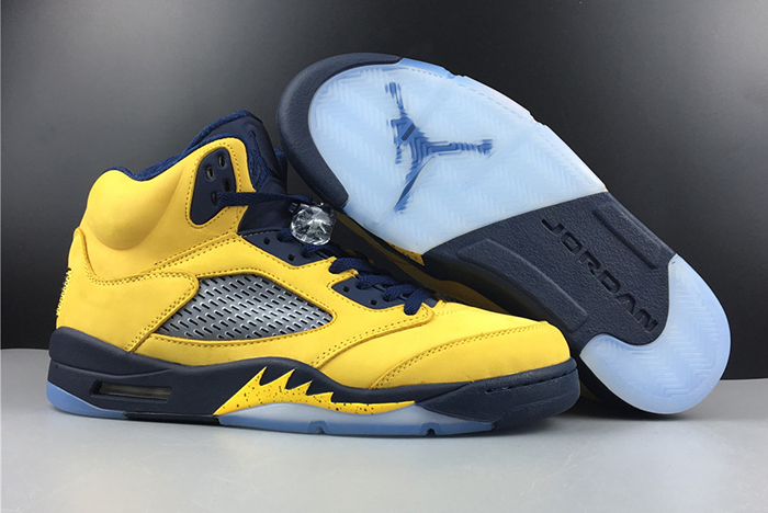 jordan 5 retro michigan (2019) - cq9541-704